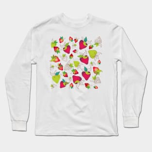 Strawberry field pattern Long Sleeve T-Shirt